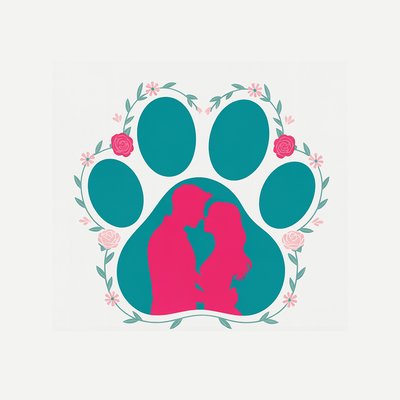 Love, Paws & Chaos paw emblem